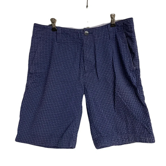 Tommy Hilfiger men’s shorts blue checked size 30 - Picture 1 of 6